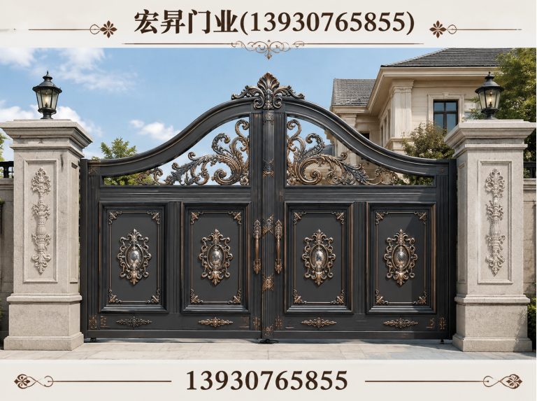 河间市铸铝门展示图